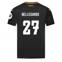 Maglia Calcio Wolves Jean-Ricner Bellegarde #27 Seconda Divisa 2024-25 Manica Corta